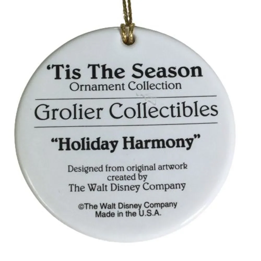 Disney Grolier ‘Tis the Season “Holiday Harmony” Ornament Alladin w/ Genie Lamp